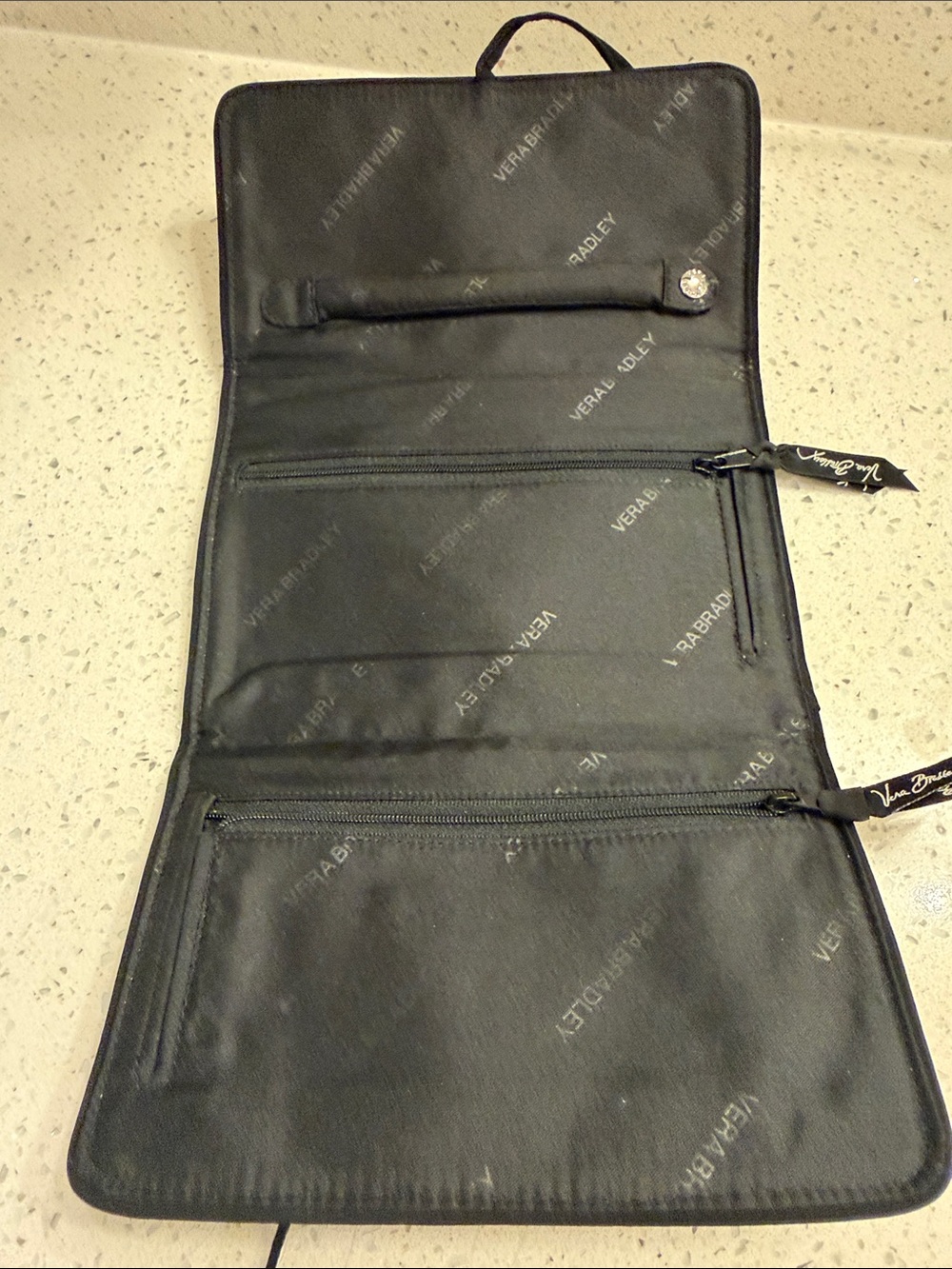 Vera Bradley Black Travel Jewelry Organizer